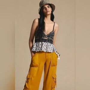 Anthropologie Bohomeian Freida Layered Sweater Tank Size XL